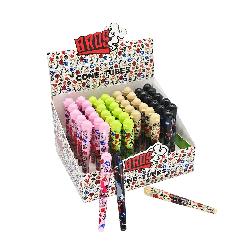 Упаковочные пластиковые тубы Bros конической формы